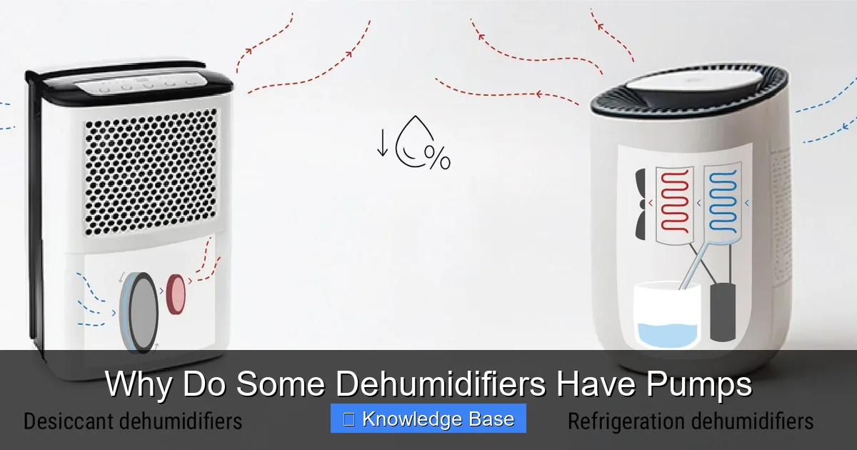 Why Do Some Dehumidifiers Have Pumps