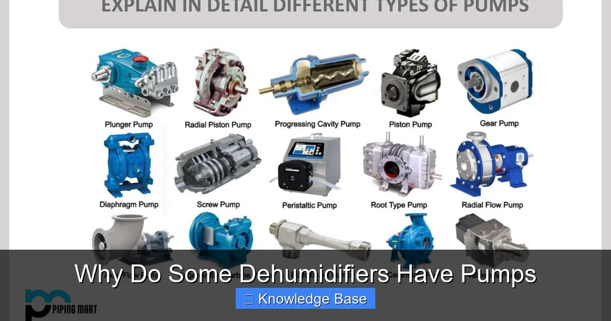 Why Do Some Dehumidifiers Have Pumps