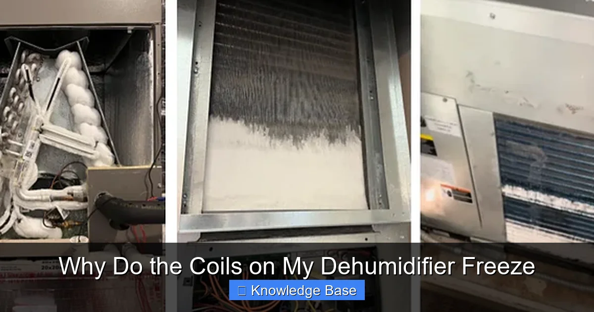 Why Do the Coils on My Dehumidifier Freeze