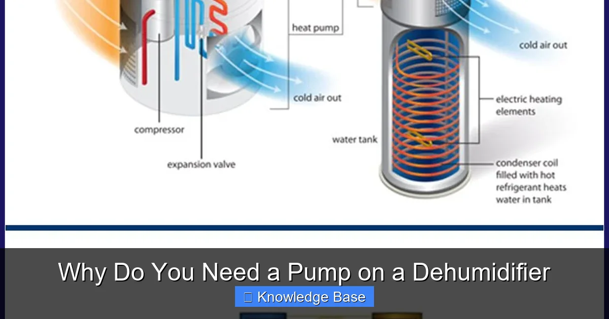 Why Do You Need a Pump on a Dehumidifier