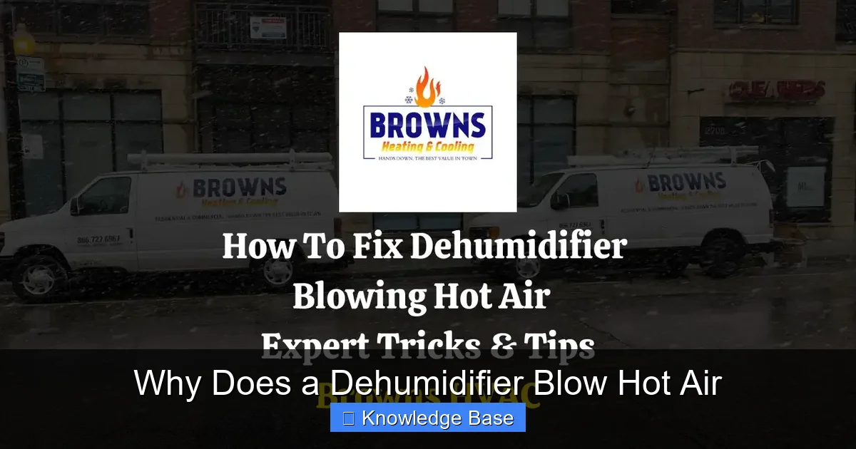 Why Does a Dehumidifier Blow Hot Air