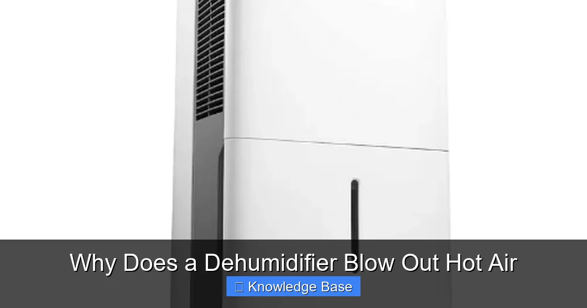 Why Does a Dehumidifier Blow Out Hot Air