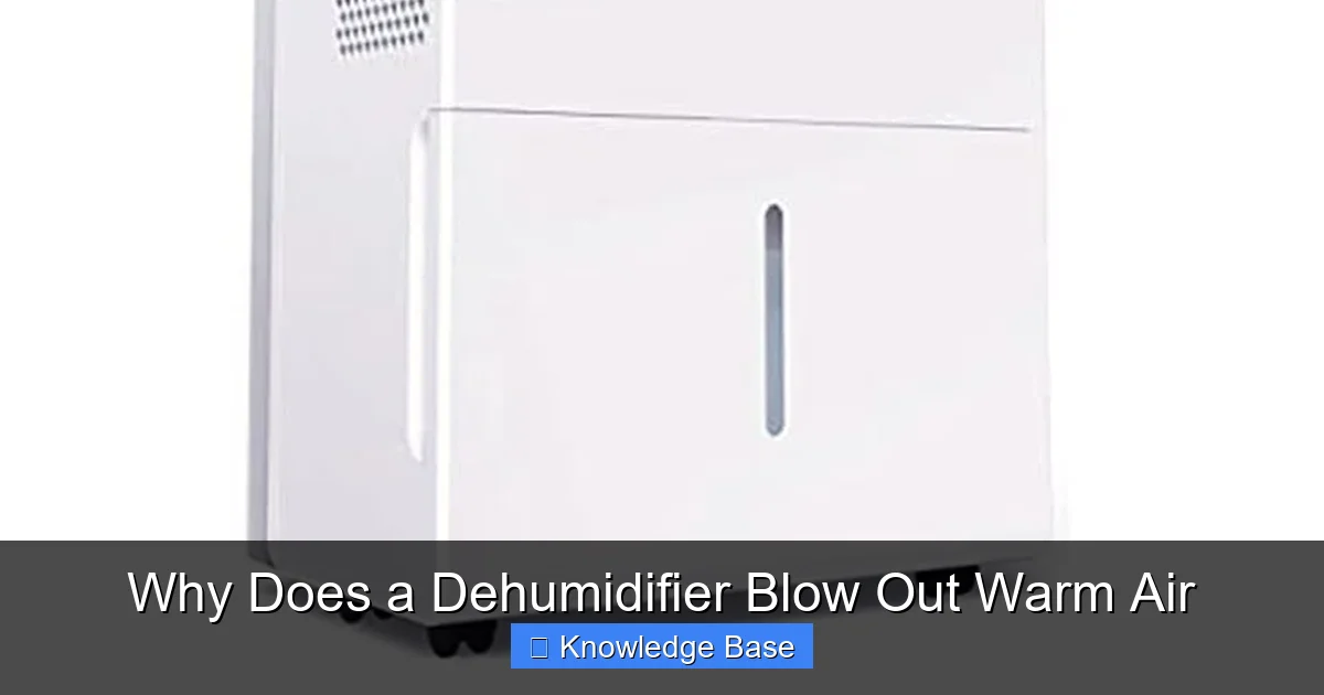 Why Does a Dehumidifier Blow Out Warm Air