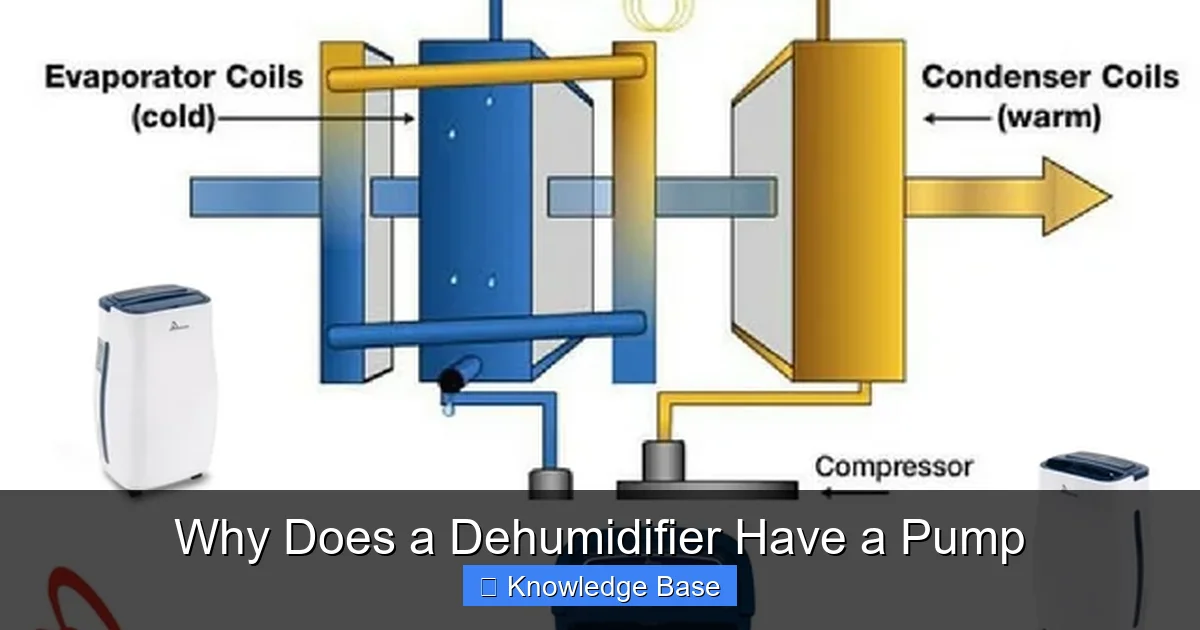 Why Does a Dehumidifier Have a Pump