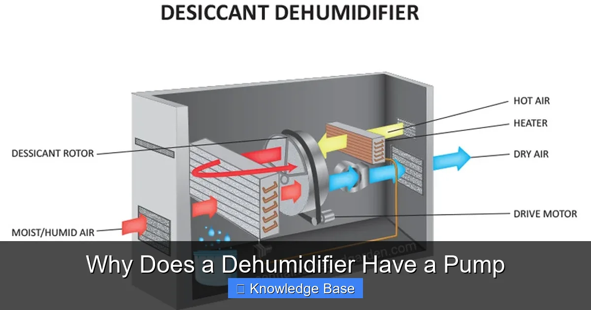 Why Does a Dehumidifier Have a Pump