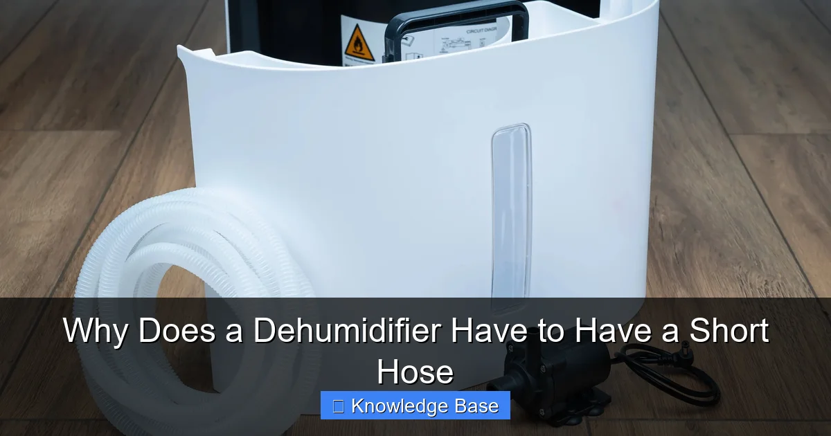 Why Does a Dehumidifier Have to Have a Short Hose