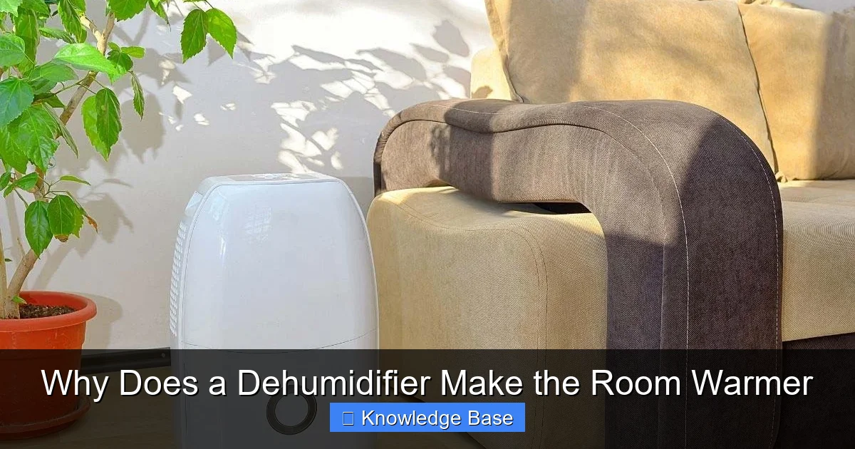 Why Does a Dehumidifier Make the Room Warmer