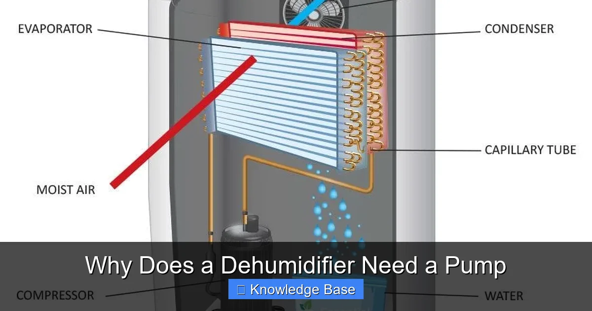 Why Does a Dehumidifier Need a Pump