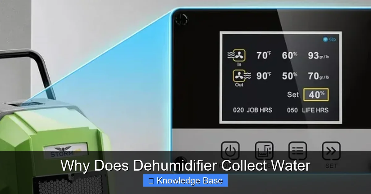 Why Does Dehumidifier Collect Water