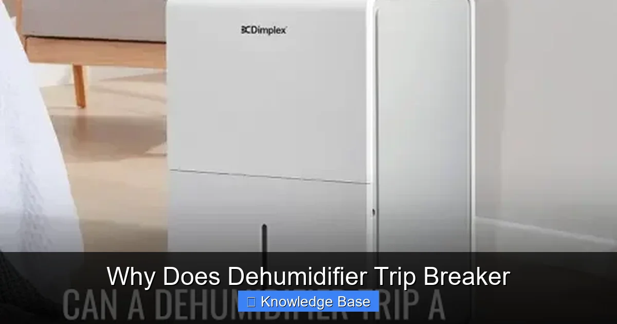 Why Does Dehumidifier Trip Breaker