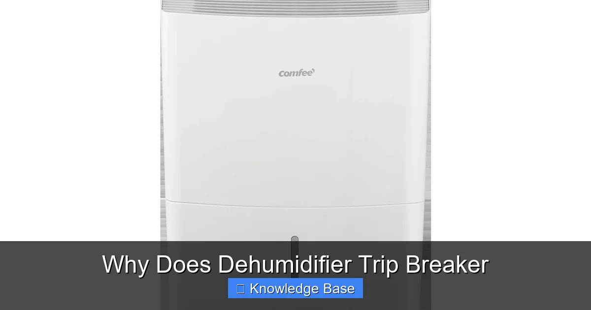 Why Does Dehumidifier Trip Breaker