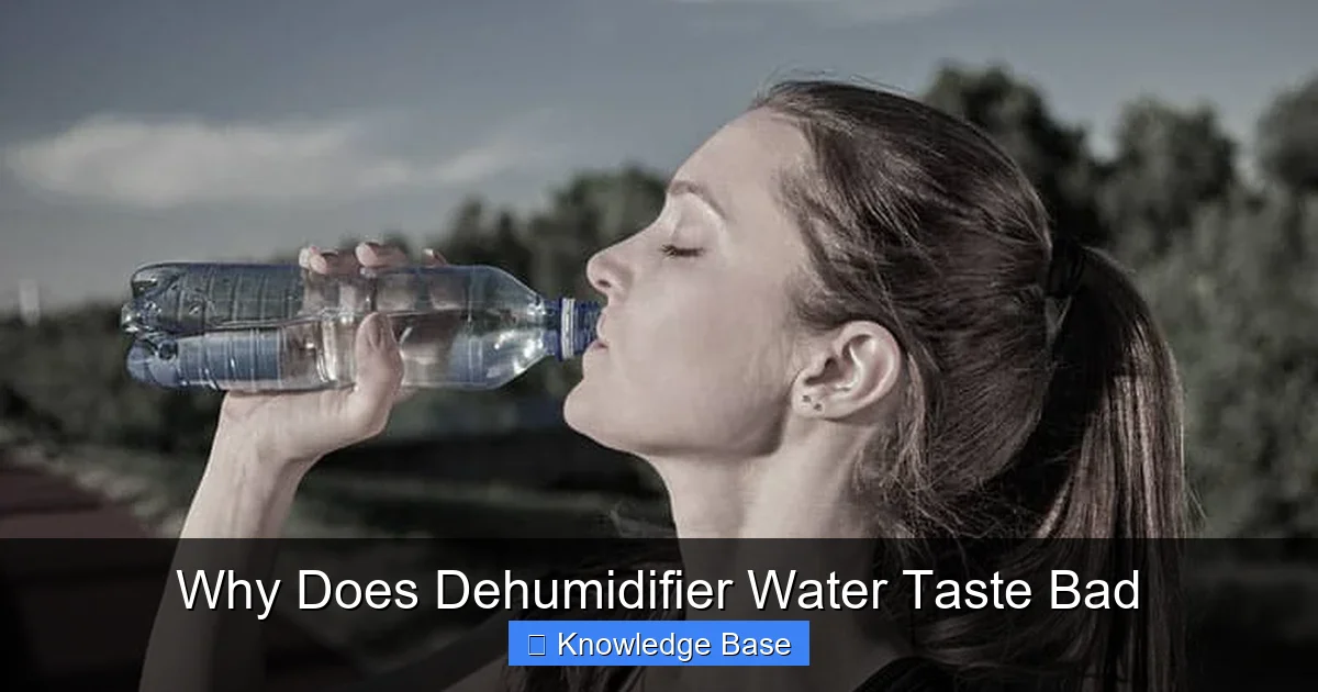 Why Does Dehumidifier Water Taste Bad
