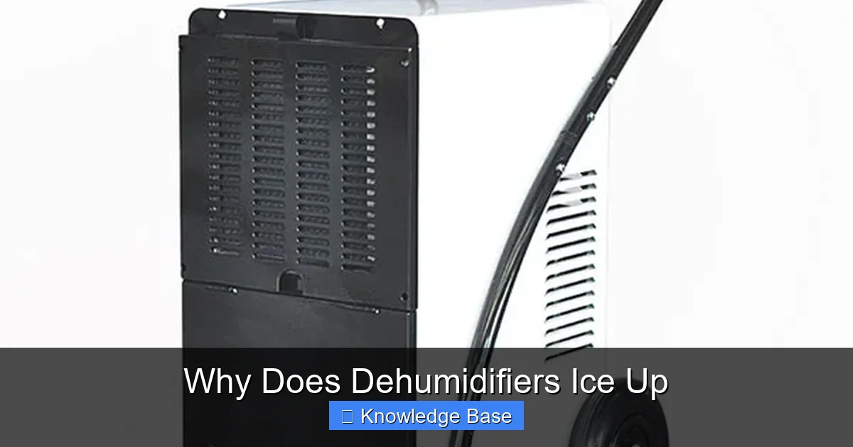 Why Does Dehumidifiers Ice Up
