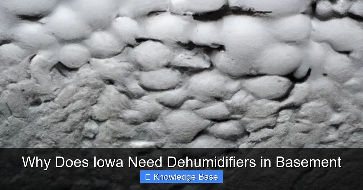 Why Does Iowa Need Dehumidifiers in Basement