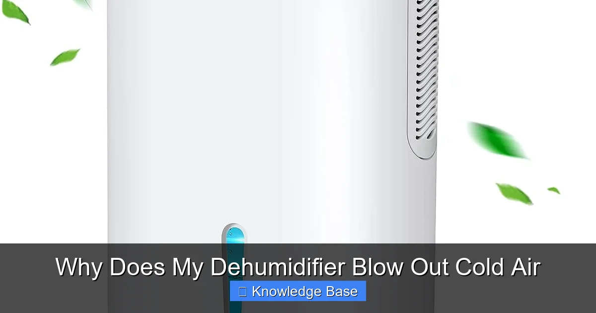Why Does My Dehumidifier Blow Out Cold Air
