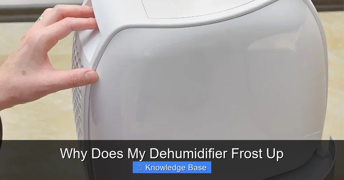 Why Does My Dehumidifier Frost Up